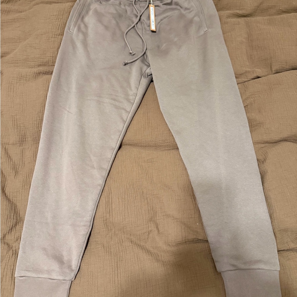 SKIMS Brown Fleece Sweatpants for Men